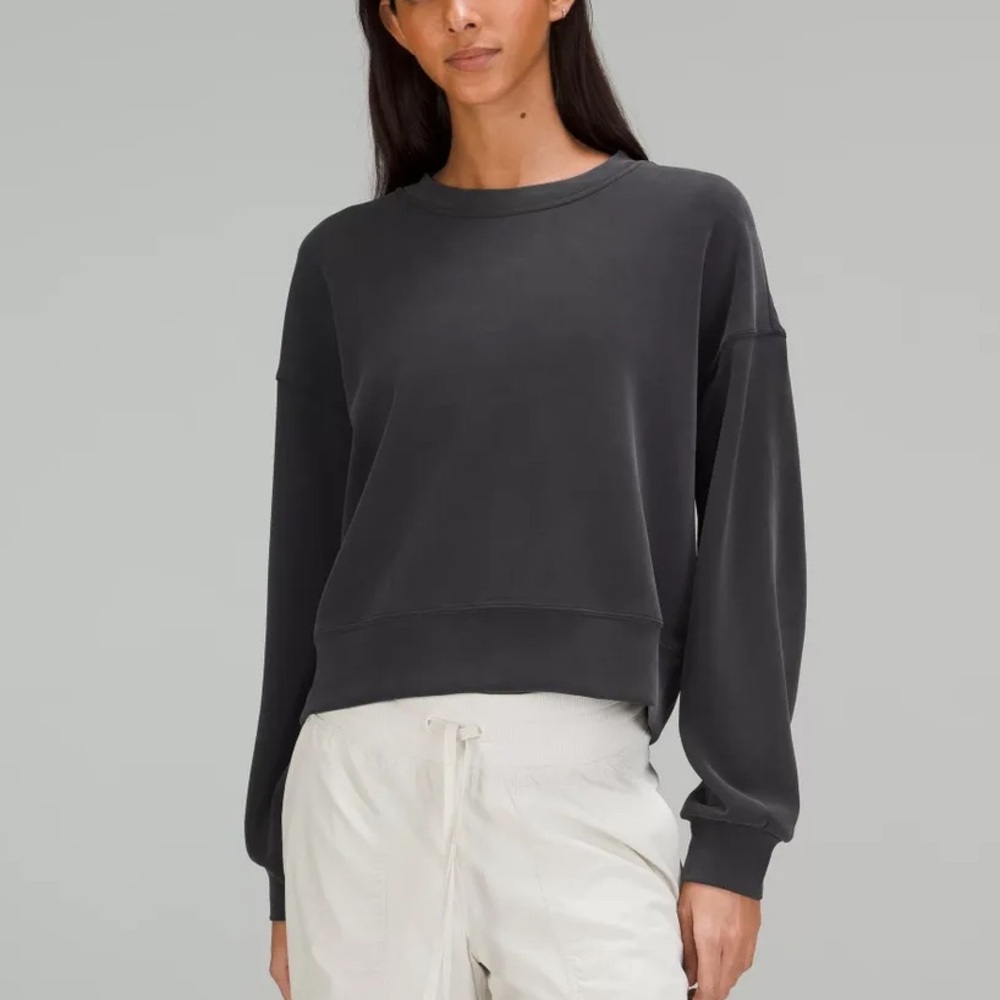 Lululemon | NWOT Softstreme Perfextly Oversized Cropped Crewneck